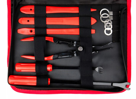 Ściągacze do tapicerki 19el zestaw ściągaczy SILVER