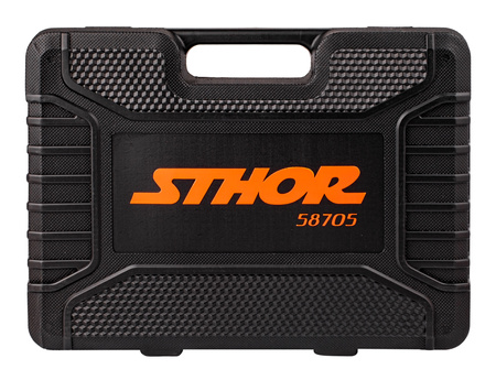 Klucze nasadowe 1/4" 1/2" 72 elementy STHOR 58705 YATO