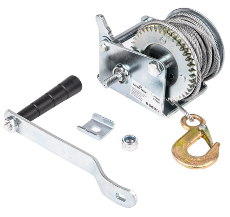 Wyciągarka wciągarka ręczna korbowa linowa 1000 LBS 450kg GEKO