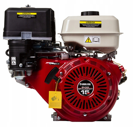 Silnik spalinowy GX390 wał 25mm 15KM rozrusznik do zagęszczarki pompy 15HP MAR-POL