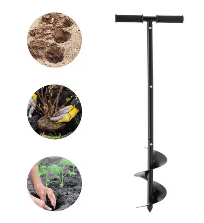 Świder ręczny wiertło do gleby ziemi gruntu słupków sadzenia drzew 180 mm FALON-TECH