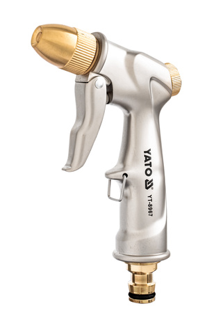 Zraszacz pistoletowy ogrodowy do podlewania mosiądz YATO