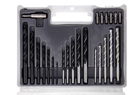 Zestaw wierteł kołków rozporowych i bitów 300 el BEAST