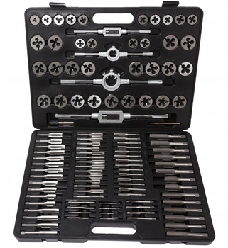 Zestaw narzynki gwintowniki kalibrowniki 110 szt TRADE HOUSE