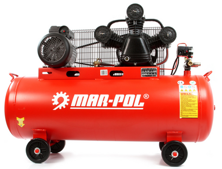 Kompresor olejowy sprężarka powietrza 150l 3 tłokowy trzytłokowy MAR-POL