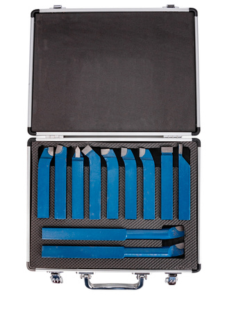 Komplet noży tokarskich frezy do tokarki toczenia zestaw 11el 20x20 FALON-TECH