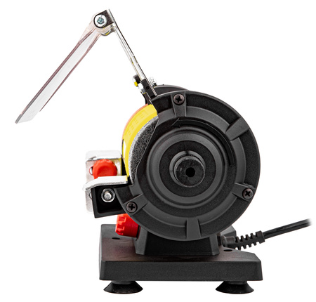 Szlifierka stołowa 120W wraz z multiszlifierką z wałkiem giętkim i zestawem akcesoriów WMC