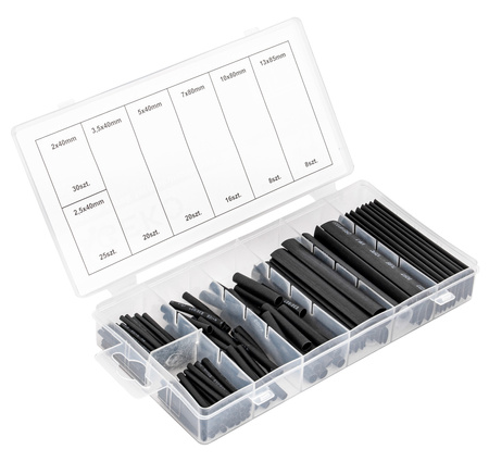 Zestaw koszulek rurki termokurczliwe + sortownik 127szt FORSLINE