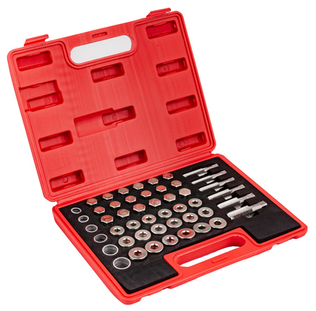 Zestaw naprawczy do gwintów korków olejowych 114 elementów SILVER