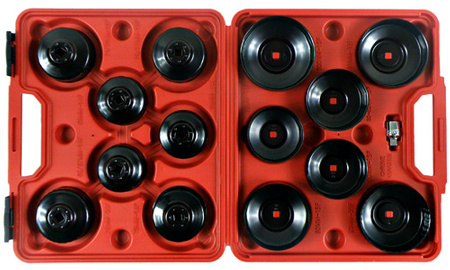 Klucze do filtrów oleju nasadowe 14 sztuk FALON-TECH