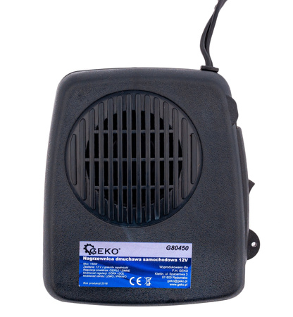 Nagrzewnica samochodowa grzejnik farelka dmuchawa 12V 150W GEKO