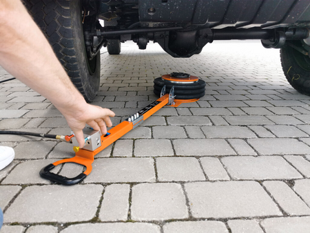 Podnośnik pneumatyczny typu bałwanek poduszka poduszkowy guma 6T BJC