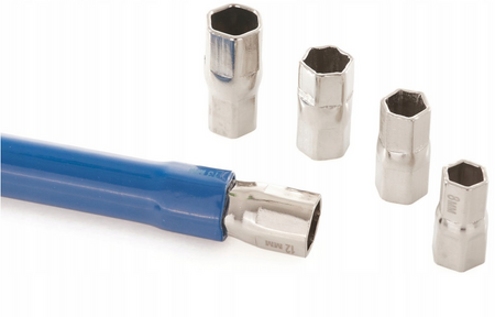 Klucz łamany do montażu instalacji baterii armatury 6 nasadek głowice 8-13 FALON-TECH