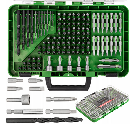 Zestaw akcesoriów do drewna i metalu stal CRV 120 elem. walizka ROCKFORCE