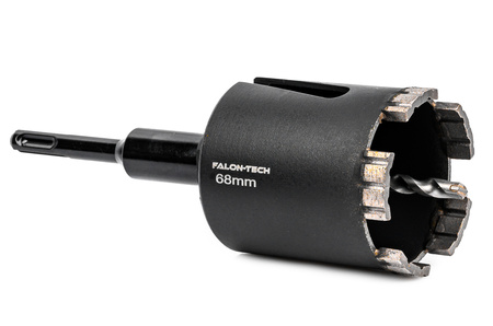 Otwornica diamentowa 68mm 5-segmentowa + adapter SDS-PLUS FALON-TECH