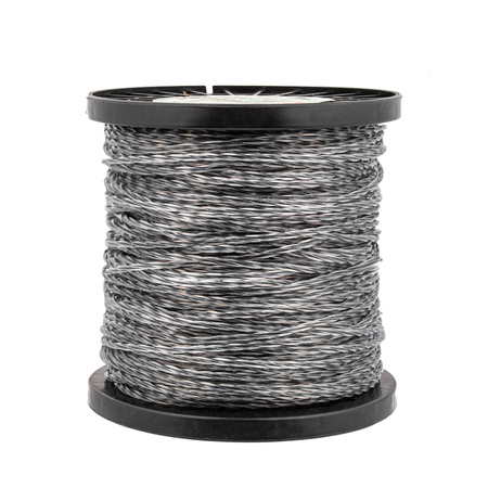 Żyłka tnąca do kosy i podkaszarki wzmocniona drutem karbowana 2.4mm 100m