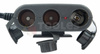 Trójnik rozgałęziacz gniazda zapalniczki 12V-24V + USB