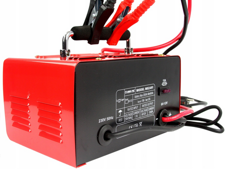 Prostownik samochodowy mocny z rozruchem 75A 6/12v MAR-POL