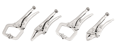 Zestaw mini szczypiec spawalniczych 4 sztuki YATO