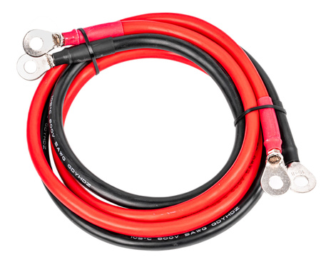Przewód do łączenia akumulatorów AGM i żelowych 25mm 1m x 2szt