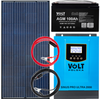 Zestaw panel solarny 180w 12V inwerter przetwornica sinuspro ultra mppt 2000W akumulator 100Ah VOLT POLSKA