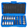 Klucze nasadowe gwiazdka nasadki bity torx 3/8" zestaw kluczy nasadek 34el FALON-TECH