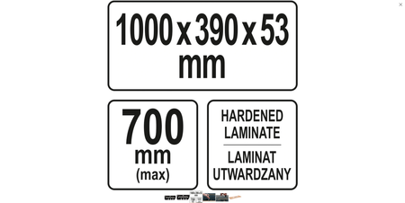 Szablon do łączenia blatów kuchennych 700 mm YATO