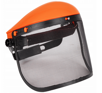 Maska przyłbica ochronna twarzy osłona pcv do kosy