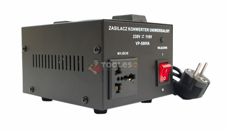 Konwerter reduktor napięcia 500W (230V/110V) VOLT POLSKA