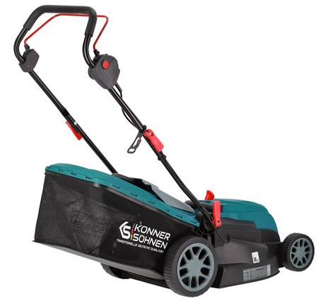 Kosiarka elektryczna do trawy z koszem mocna 1800w 40L 3250 obr/min KS 42LM Könner & Söhnen