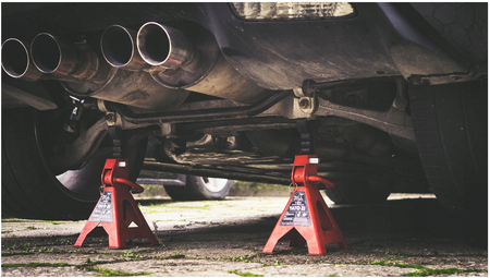 Podstawki warsztatowe kobyłki samochodowe 3T 2 szt 280-420 mm YT-17311 YATO