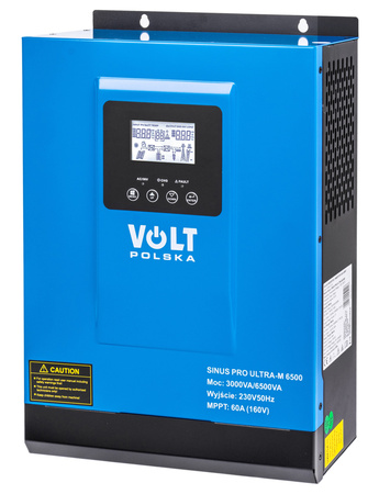 Inwerter solarny ups 24V sinus pro ultra 6500VA 60A mppt regulator VOLT POLSKA