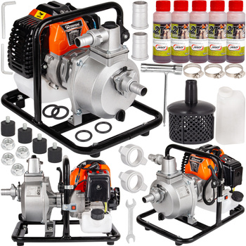 Pompa spalinowa do wody motopompa 5.2KM 1" DEMON +5 x Olej 100ml