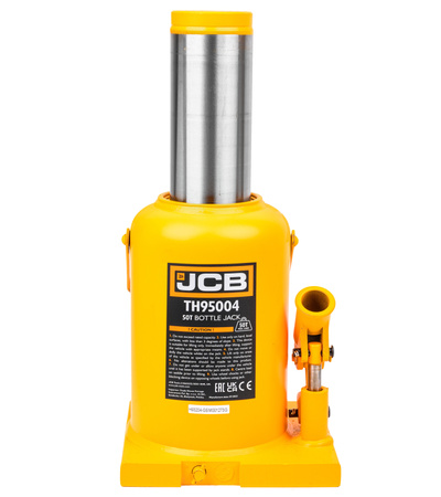 Podnośnik hydrauliczny słupkowy butelkowy maszynowy mocny lewarek 50 T JCB