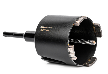 Otwornica diamentowa 82mm 4-segmentowa + adapter SDS-PLUS FALON-TECH