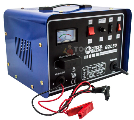 Prostownik z Funkcją Szybkiego Ładowania GZL-50 50A 12V/24V MAR-POL