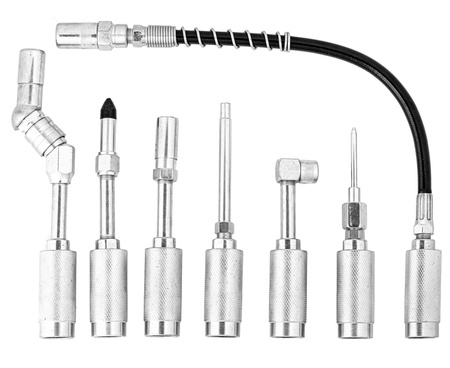 Zestaw adapterów do smarownicy tawotnicy kalamitki przedłużki 7el FALON-TECH