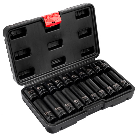 Zestaw nasadki udarowe nasadowe 1/2" 10-19mm 20el GEKO