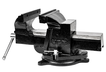 Profesjonalne imadło ślusarskie 200mm obrotowe stalowe JCB