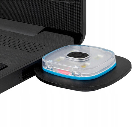 Czapka zimowa uniwersalna z latarką czołówka led usb FORSAGE