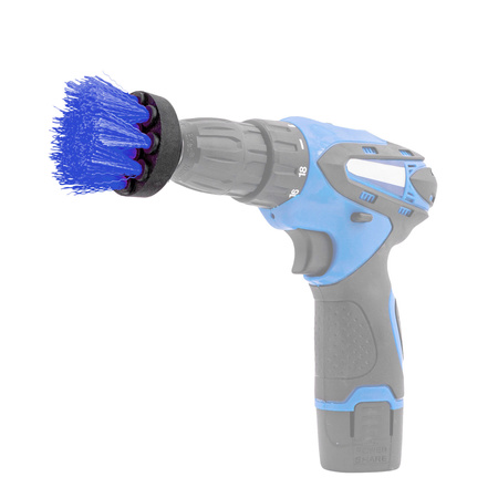 Szczotki czyszczące na wkrętarkę lub wiertarkę zestaw 10 el GEKO