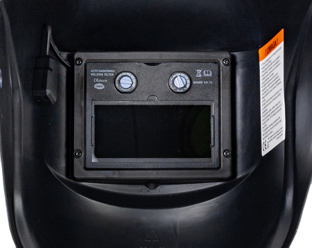 Maska spawalnicza przyłbica samościemniająca Czerwona Filtr FALON-TECH