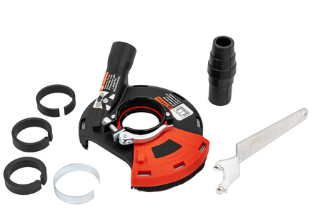 Osłona przeciwpyłowa odsysająca do szlifierki 115-125 mm FALON-TECH