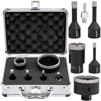 Otwornice diamentowe otwornica do gresu 6-68mm Zestaw 6el FALON-TECH