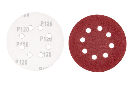 Papier ścierny na rzep krążek dysk z dziurami 125mm P120 100szt FALON-TECH