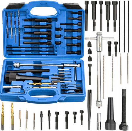 Zestaw do demontażu wyciągania wykręcania urwanych świec żarowych żarników 38el FALON-TECH