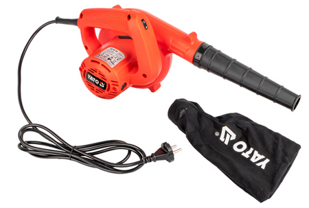 Dmuchawa elektryczna do liści 600W YATO dmuchanie / zasysanie