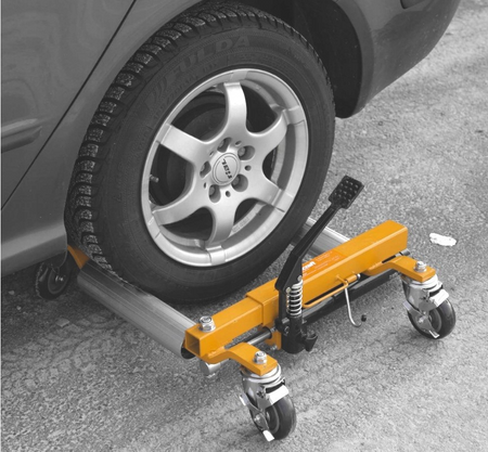 Wózek manewrowy rolkowy rolki transportowe pod urwane koła 9" 680kg JCB