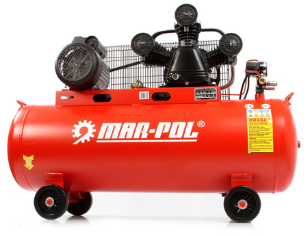 Kompresor olejowy sprężarka powietrza 150l 3 tłokowy trzytłokowy MAR-POL