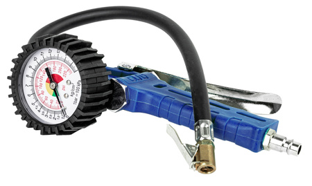 Pistolet do pompowania kół z manometrem wąż 126 bar TRADE HOUSE